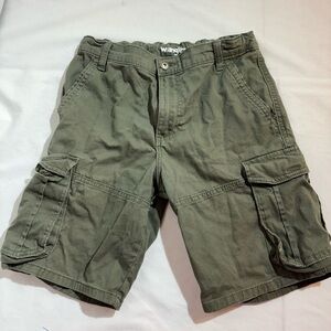 Wrangler Olive Green Cargo Shorts for boys